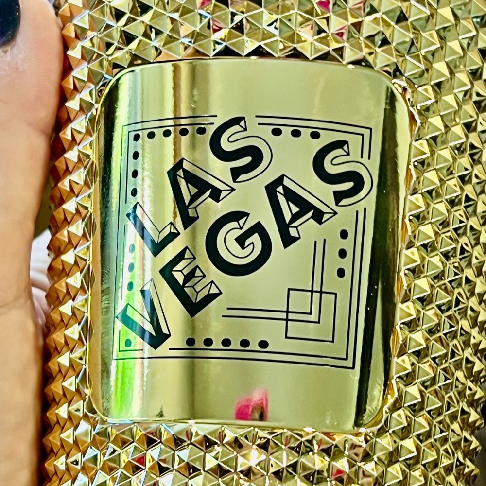 Starbucks Gold Studded Limited Edition LAS VEGAS COLLECTION Venti 24oz Tumbler